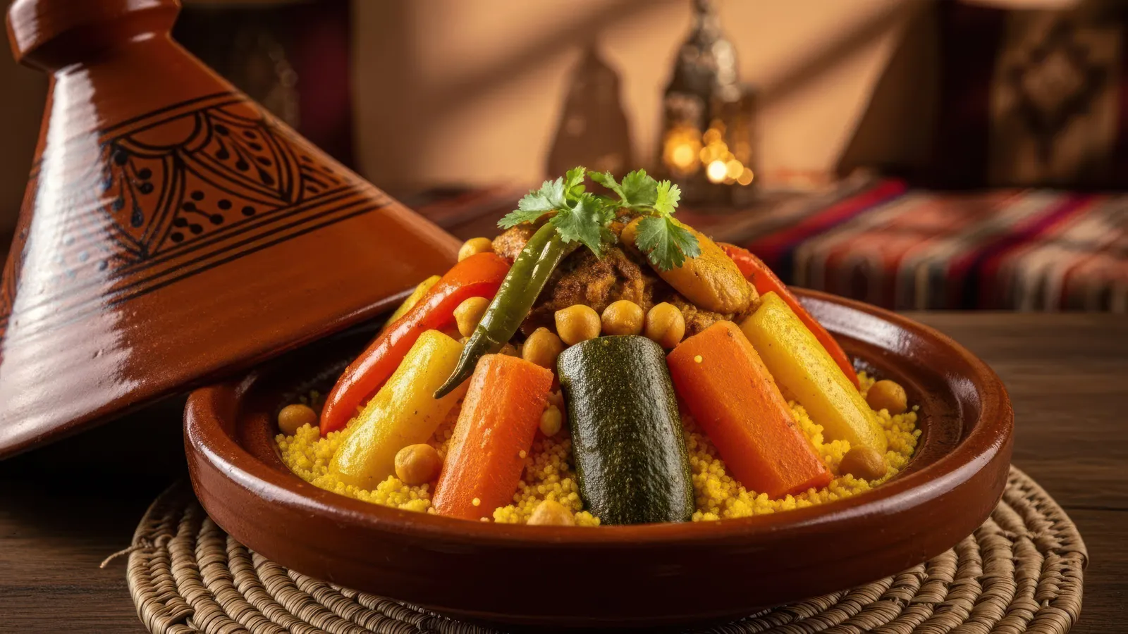 Panier couscous avec viande 