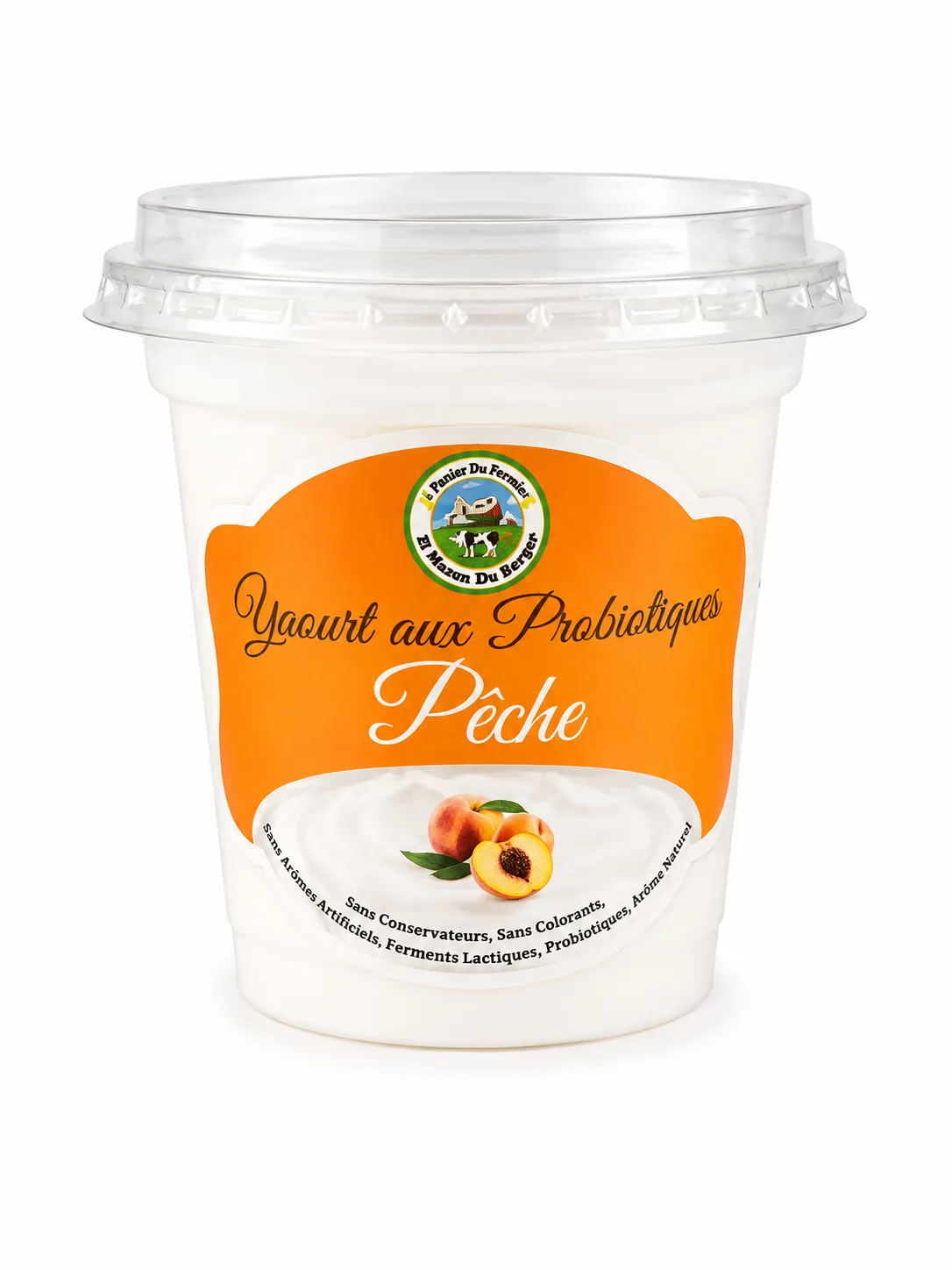 Yaourt probiotique Pêche