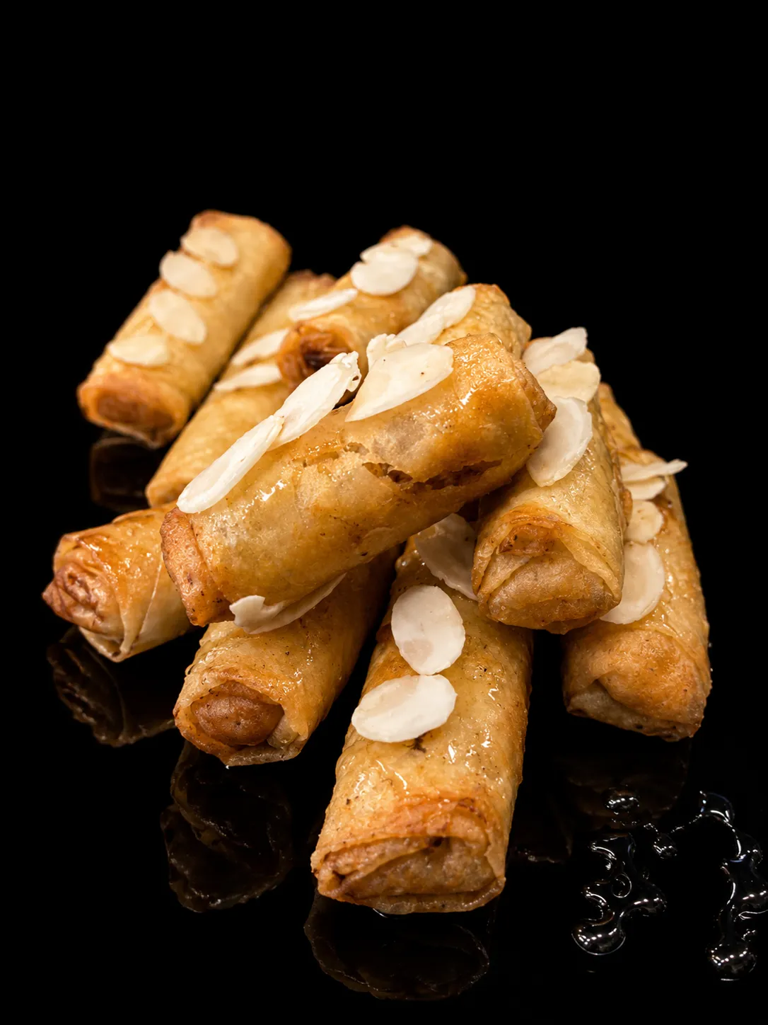 Cigares riz amandes miel
