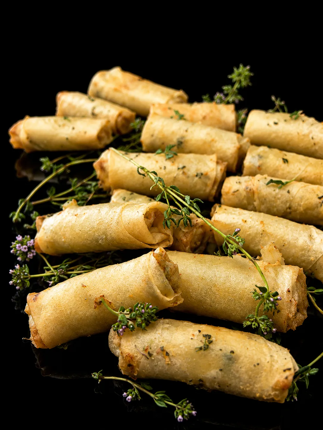 Nems fromage ail fines herbes