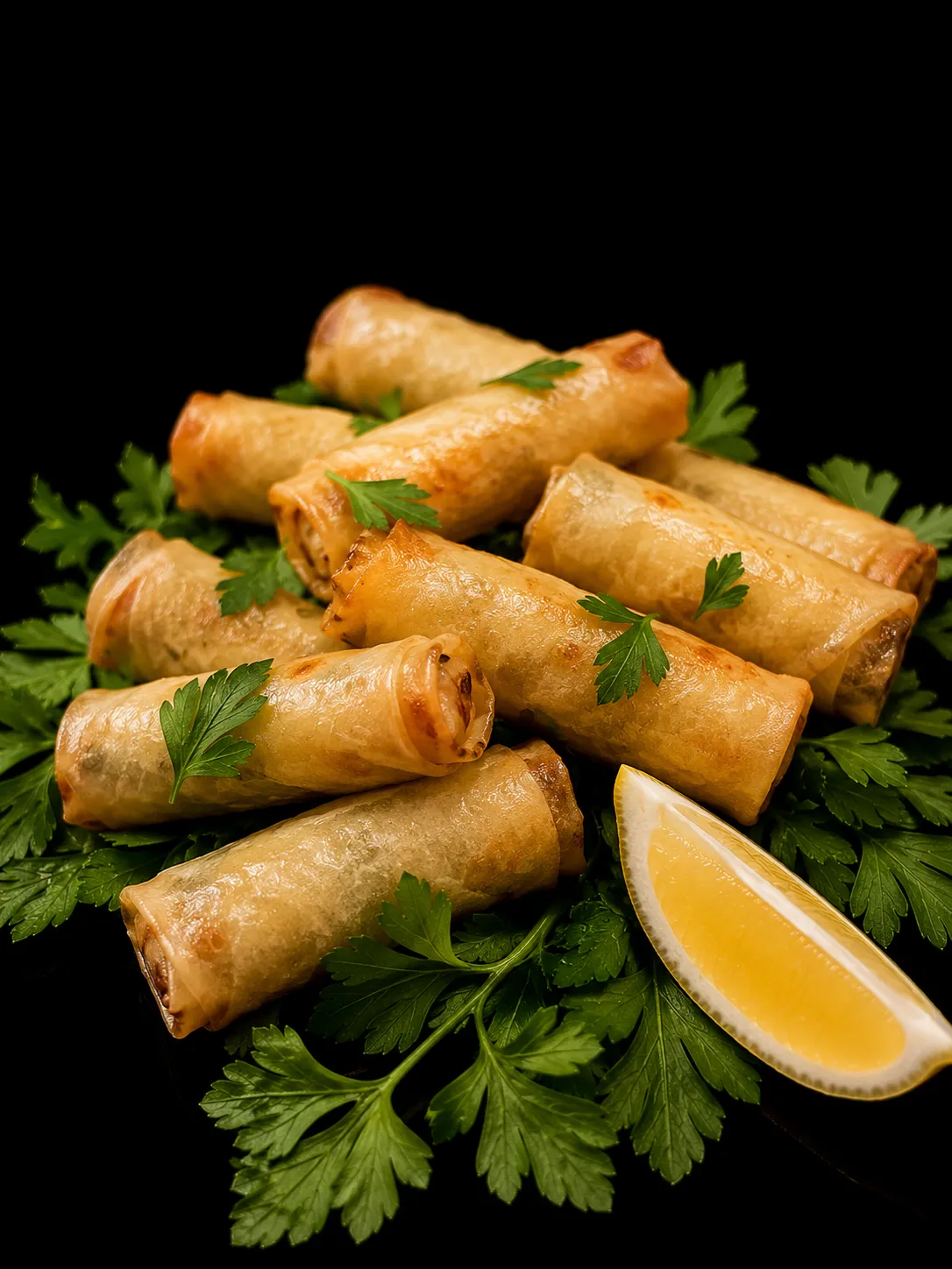Nems crevettes fromage