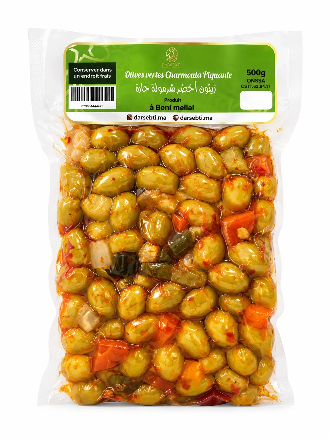 Olives vertes piquantes