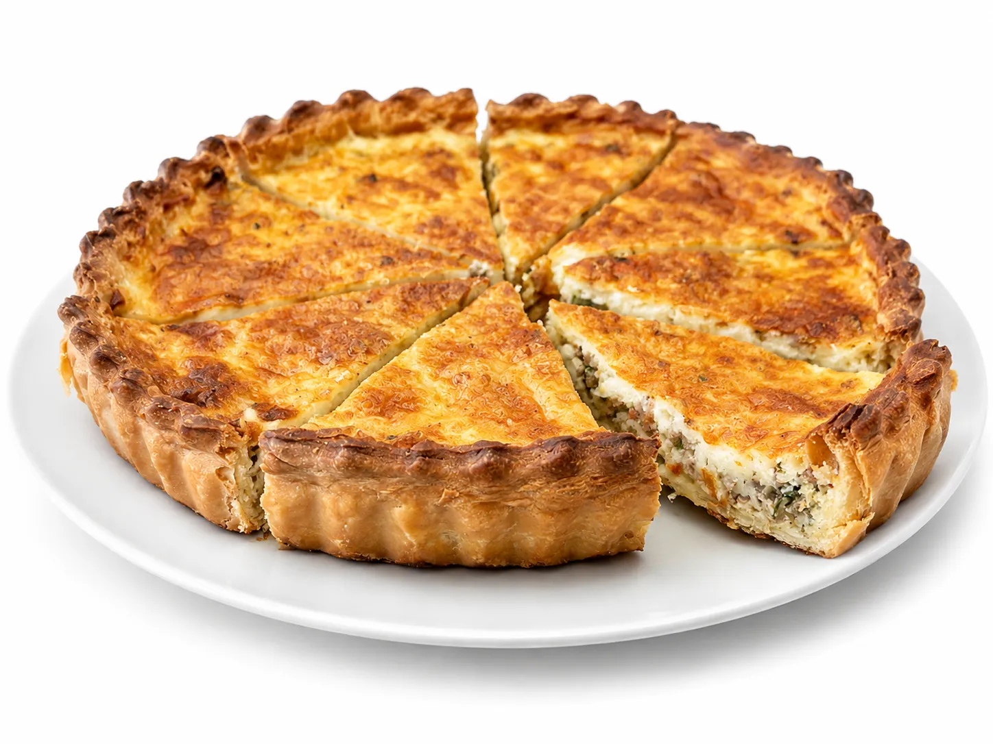 Quiche Viande hachée basilic
