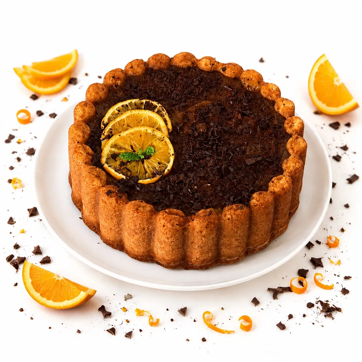 Cake chocolat-orange