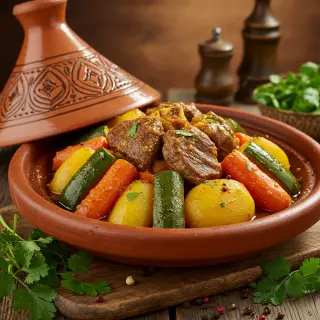 Panier Tajine Viande Légumes 