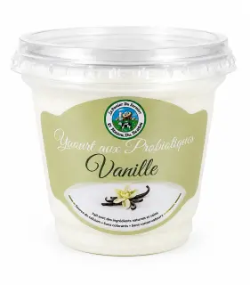 Yaourt probiotique Vanille