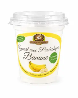 Yaourt probiotique Banane