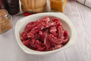 Émincés de bœuf marinés