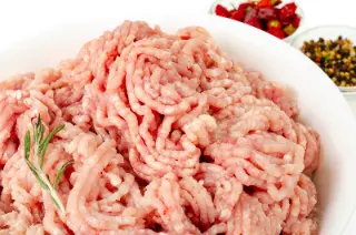 Viande hachée de poulet