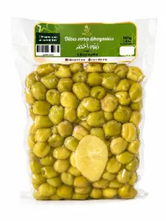 Olives vertes dénoyautées