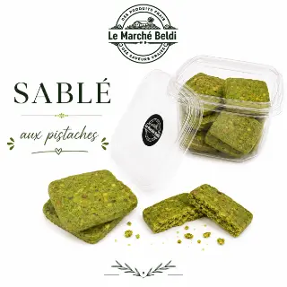 Sablé pistaches