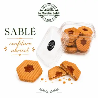 Sablé confiture abricot