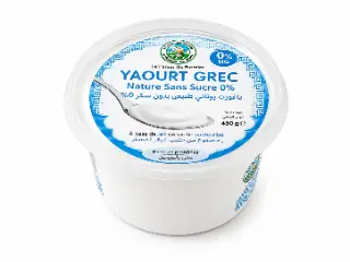 Yaourt grec sans sucre 0%
